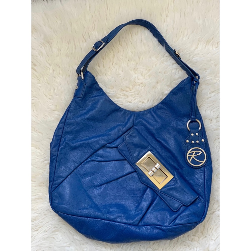 Roccatella Blue Leather Purse
